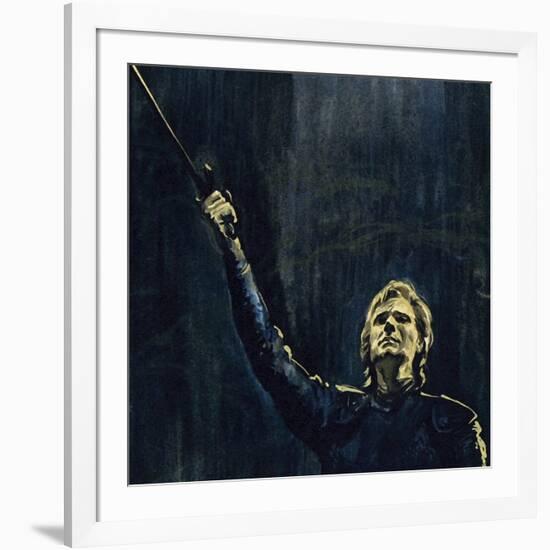 Wagner's Parsifal Was the Story of a Knight of the Holy Grail-null-Framed Giclee Print