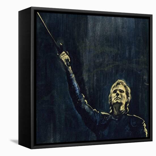 Wagner's Parsifal Was the Story of a Knight of the Holy Grail-null-Framed Stretched Canvas