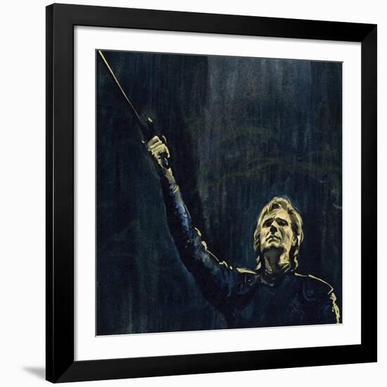 Wagner's Parsifal Was the Story of a Knight of the Holy Grail-null-Framed Giclee Print