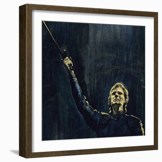 Wagner's Parsifal Was the Story of a Knight of the Holy Grail-null-Framed Giclee Print