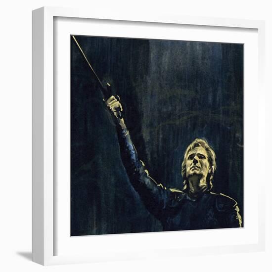 Wagner's Parsifal Was the Story of a Knight of the Holy Grail-null-Framed Giclee Print