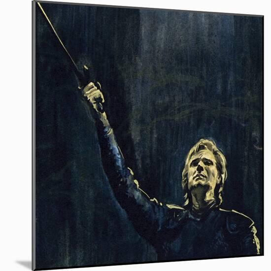 Wagner's Parsifal Was the Story of a Knight of the Holy Grail-null-Mounted Giclee Print