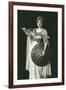 Wagnerian Warrior Heroine-null-Framed Art Print