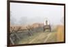 Wagon along the Oregon Trail at Whitman Mission, Walla Walla, Washington State-Brent Bergherm-Framed Photographic Print