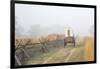 Wagon along the Oregon Trail at Whitman Mission, Walla Walla, Washington State-Brent Bergherm-Framed Photographic Print