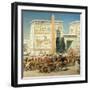 Wagon and Pylon, Detail from Israel in Egypt, 1867-Edward John Poynter-Framed Giclee Print