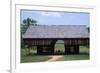 Wagon in a Cantilevered Barn, Cades Cove, Great Smoky Mountains National Park, Tennessee-null-Framed Photographic Print