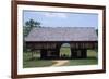 Wagon in a Cantilevered Barn, Cades Cove, Great Smoky Mountains National Park, Tennessee-null-Framed Photographic Print