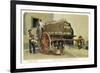 Wagon Loaded with Chianti Bottles-null-Framed Art Print