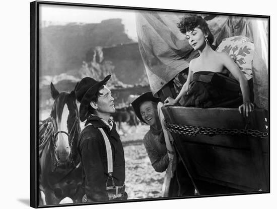 Wagon Master by John Ford with Ben Johnson, 1950-null-Framed Photo