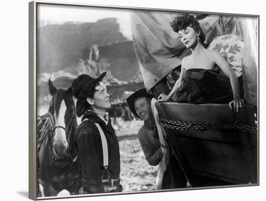 Wagon Master by John Ford with Ben Johnson, 1950-null-Framed Photo