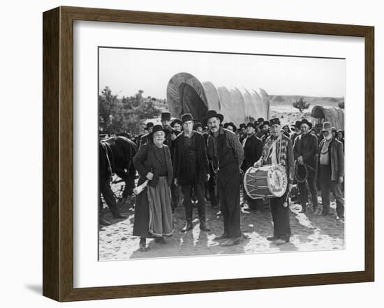 Wagon Master by John Ford with Ben Johnson, 1950-null-Framed Photo