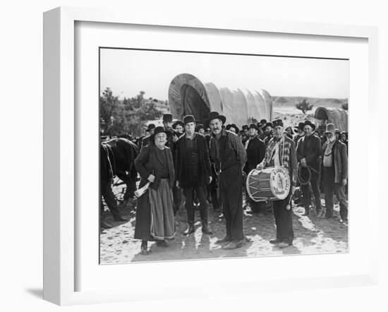 Wagon Master by John Ford with Ben Johnson, 1950-null-Framed Photo