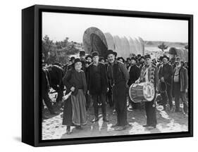 Wagon Master by John Ford with Ben Johnson, 1950-null-Framed Stretched Canvas