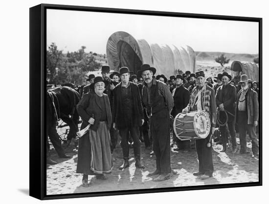 Wagon Master by John Ford with Ben Johnson, 1950-null-Framed Stretched Canvas