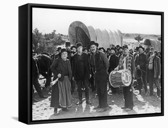 Wagon Master by John Ford with Ben Johnson, 1950-null-Framed Stretched Canvas