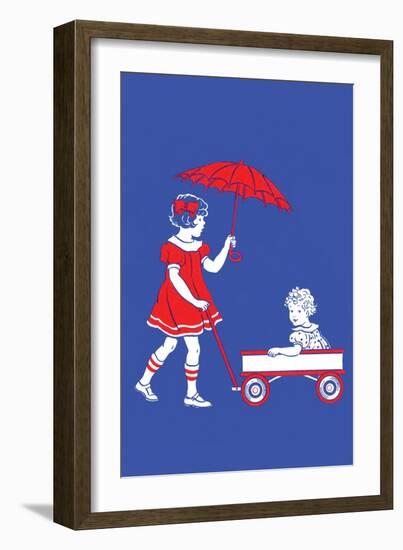 Wagon Ride-Julia Letheld Hahn-Framed Art Print