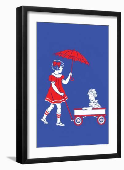 Wagon Ride-Julia Letheld Hahn-Framed Art Print