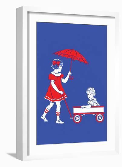 Wagon Ride-Julia Letheld Hahn-Framed Art Print