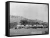 Wagon Train in the Black Hills-John C.H. Grabill-Framed Stretched Canvas