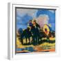 "Wagon Train,"March 1, 1926-R.W. Crowther-Framed Giclee Print