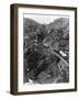 Wagon Train on Mountain Pass-null-Framed Photographic Print