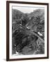 Wagon Train on Mountain Pass-null-Framed Photographic Print