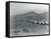 Wagon Train - Oregon Trail Wagon Train Reenactment, 1935-Ashael Curtis-Framed Stretched Canvas