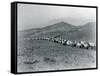 Wagon Train - Oregon Trail Wagon Train Reenactment, 1935-Ashael Curtis-Framed Stretched Canvas