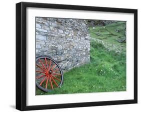 Wagon Wheel, Folkvillage, Ireland-Marilyn Parver-Framed Photographic Print