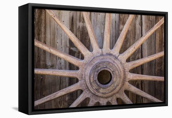 Wagon Wheel I-Kathy Mahan-Framed Stretched Canvas