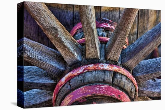 Wagon Wheel II-Kathy Mahan-Stretched Canvas