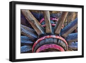 Wagon Wheel II-Kathy Mahan-Framed Photographic Print