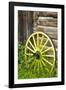 Wagon Wheel in Old Gold Town Barkersville, British Columbia, Canada-Michael DeFreitas-Framed Photographic Print