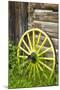 Wagon Wheel in Old Gold Town Barkersville, British Columbia, Canada-Michael DeFreitas-Mounted Photographic Print