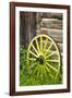 Wagon Wheel in Old Gold Town Barkersville, British Columbia, Canada-Michael DeFreitas-Framed Photographic Print