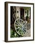 Wagon Wheel, La Posada De Don Rodrigo Hotel, Antigua, Guatemala-Bill Bachmann-Framed Photographic Print