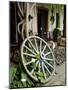 Wagon Wheel, La Posada De Don Rodrigo Hotel, Antigua, Guatemala-Bill Bachmann-Mounted Photographic Print