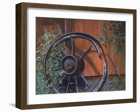 Wagon Wheel-Rusty Frentner-Framed Giclee Print