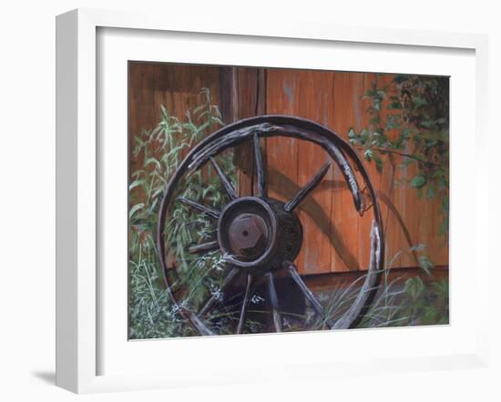 Wagon Wheel-Rusty Frentner-Framed Giclee Print