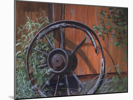 Wagon Wheel-Rusty Frentner-Mounted Giclee Print