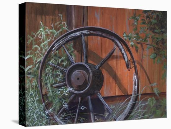 Wagon Wheel-Rusty Frentner-Stretched Canvas