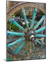 Wagon Wheels in Colorful Blues, Turkey-Darrell Gulin-Mounted Photographic Print