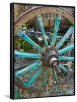 Wagon Wheels in Colorful Blues, Turkey-Darrell Gulin-Framed Photographic Print