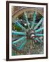 Wagon Wheels in Colorful Blues, Turkey-Darrell Gulin-Framed Photographic Print