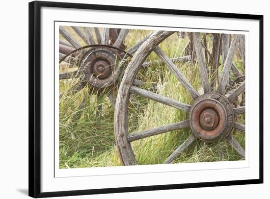 Wagon Wheels-Donald Paulson-Framed Giclee Print