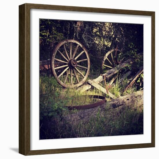 Wagon Wheels-Lance Kuehne-Framed Photographic Print