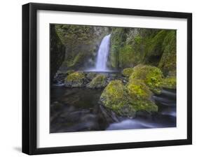 Wahclella Falls, Columbia River Gorge-Howie Garber-Framed Photographic Print