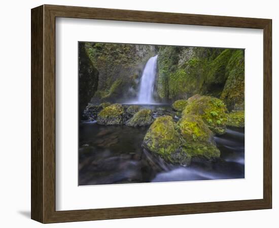 Wahclella Falls, Columbia River Gorge-Howie Garber-Framed Photographic Print