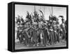 Wahgi Natives of the Central Highlands Wearing Elaborate Decorations During "Sing Sing" Celebration-Eliot Elisofon-Framed Stretched Canvas